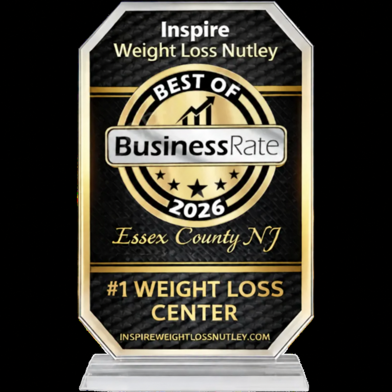 Best of BusinessRate 2026 - #1 Weight Loss Center, Essex County NJ - Inspire Weight Loss Nutley